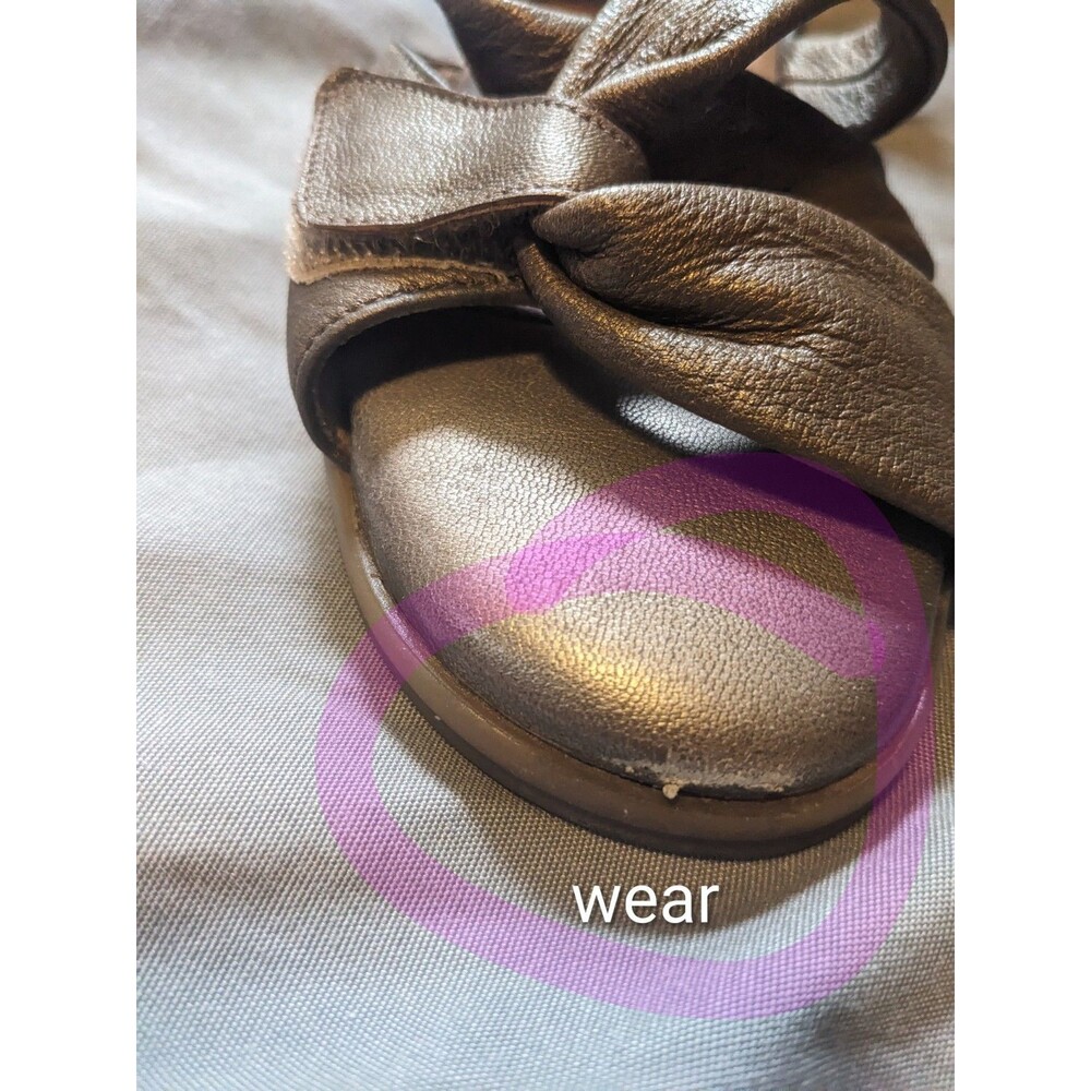 BeautiFeel Venezuela 123 Sandals Womens Size 38 US 7.5 - 8 Bronze Leather Adjust - Picture 6 of 16